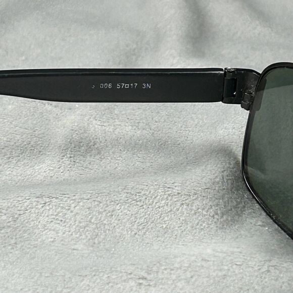 Ray Ban Eyeglasses Black Rectangular Frame Only RB 3273 006 57-17 3N - Picture 4 of 7